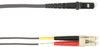 10m (32.8ft) LCMTRJ GY OM2 MM Fiber Patch Cable INDR Zip LSZH -- FOLZH50-010M-LCMT-GR - Image