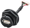 Sealed Usb, 2.0 Type A, Plug, Ip67; Usb Connector Type Amphenol Ltw - 48W1021 - Newark, An Avnet Company