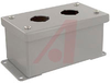 Enclosure, Pushbutton; Steel; 3.25 in.;2.75 in.; 5.75 in.; Gray Powder Coating - 70165114 - Allied Electronics, Inc.