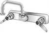 S-03 Series, 8"" O.C. Faucet, 8"" spout (CH) -- S-03 - Image