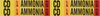 Brady Self-Adhesive Pipe Marker - Printed Msg = AMMONIA - 90421 - 754473-90421 - R. S. Hughes Company, Inc.