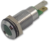 Led Panel Mount Indicator, Satin Chrome Bezel, Green, 8 Mm, 2.4 Vdc, 20 Ma, 8 Mcd, Not Rated Rohs Compliant Cml Innovative Technologies - 54M1957 - Newark, An Avnet Company