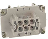 POWER CONNECTOR; 600 V (UL, CSA), 500 V(VDE); 16 A (UL, VDE, CSA); FEMALE; 6 - 70124300 - Allied Electronics, Inc.