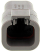 Rectangular Connectors, Heavy Duty - DTP Series - DTP04-4P - LADD Distribution
