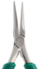 Excelta Two Star Stainless Steel Smooth Needle Nose Straight Needle Nose Gripping Pliers 2910 - 6 1/2 in Length - Foam Cushion Grip - EXCELTA 2910 - R. S. Hughes Company, Inc.