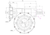 Large Bore worm Gearbox -- CYWF090-VS - Image