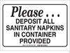 Personal Hygiene Sign - 57079 - Brady Corporation