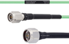 Temperature Conditioned Low Loss TNC Male to N Male Cable LL142 Coax in 18 Inch - FMHR0162-18 - Fairview Microwave Inc.