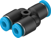 Push-in Y-connector - QSMY-6-4 - Festo Corporation