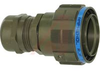connector,metal circular,str plug w/metal gland,rj45 ethernet,olive drab finish - 70026499 - Allied Electronics, Inc.