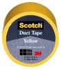 3M Scotch 1005 Yellow Duct Tape - 1.5 in Width x 5 yd Length - 80983 - 051135-80983 - R. S. Hughes Company, Inc.