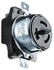 Conn, Mains Rcpt, 50A, 250V, Black, 2P3W; Connector Type Hubbell Wiring Devices - 34B9963 - Newark, An Avnet Company