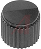 Knob; Polycarbonate; Round; Black; 0.250 in. Round; 0.7 in.; 0.61 in.; Gloss -- 70206844