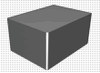 Small ceramic (ferrite) rectangular magnets -- 55B1007550 - Image