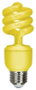 Compact Fluorescent Lamp with Ballast -- FLE13HT3/2YELLOW - Image