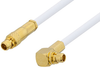 MMCX Plug to MMCX Plug Right Angle Cable 60 Inch Length Using RG196 Coax, RoHS - PE34893LF-60 - Pasternack