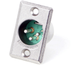 D SERIES MALE PANEL MOUNT - D6MB - Conxall Corporation