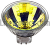 50-Watt Spectrachrome Halogen MR16 Bi-Pin Flood Amber - L-3821A - Litetronics International, Inc.