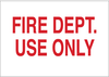 Fire Sign - 85249 - Brady Corporation