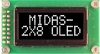 Oled Module, Cob, 8X2, Spi, 5V Rohs Compliant Midas - 50AK6422 - Newark, An Avnet Company