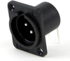 PD Series Male Plastic Housing - PC Panel Mount - PD3MRML1 - Conxall Corporation