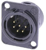 Dl1 6 Pin M XLR Solder Cup /Silver - NEUNC6MDL1BAG - HAVE, Inc.