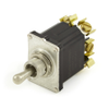 Carling Technologies STL2E4-53 Sealed Metal Toggle Switch, Screw with Cage Clamps, DPDT, (On)-Off-(On) -- 44598 - Image