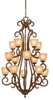 3184TN/1438 Large Chandeliers-Glass Shade - 424171 - Capital Lighting, Inc.