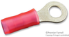 Terminal, Ring Tongue, #8, Crimp, Red; Stud Size - Metric Amp - Te Connectivity - 91B8661 - Newark, An Avnet Company
