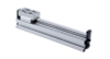 T-slot extrusion stage, single carriage, passive guide, 1900 mm travel - LC40G1900 - Zaber Technologies, Inc.
