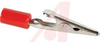 Alligator Clip; Steel; 10 A; Red; 2.3 in.; 0.075 in.; BU Series - 70188576 - Allied Electronics, Inc.