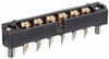 6 Pos. Male SIL Coax Vertical Throughboard Conn. Jackscrews - M80-MV312M3-06 - Harwin Plc