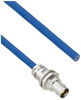 Halogen Free Cable Assembly TRB Non-Insulated Bulk Head Jack 3-Lug Cable Jack to Blunt MIL-STD-1553 .242
