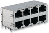 Connector, Rj45, Jack, 8Port, 8P8C; Modular Connector Type Amp - Te Connectivity - 93K4370 - Newark, An Avnet Company