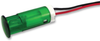 Led Panel Mount Indicator, Snap-In, Green, 10 Mm, 12 Vdc, 20 Ma, 20 Mcd, Not Rated Rohs Compliant Apem - 94X2437 - Newark, An Avnet Company