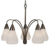 1005RB Mid. Chandeliers-Glass Down - 424496 - Capital Lighting, Inc.