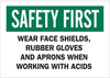 Chemical & Hazardous Materials Sign - 40934 - Brady Corporation