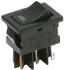Rocker Switch, Dpst, 3A, 125V, Black; Illumination C&k Components - 82AC2558 - Newark, An Avnet Company