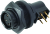 Circular Connector Receptacle 6 Position Panel; Product Range Switchcraft/conxall - 80R9877 - Newark, An Avnet Company