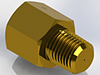 Precision Metal Orifices - NPT Adapter -- GS-10-BR - Image