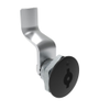 Quarter-Turn Cam Latch, 3 mm Double Bitted Recess, 34mm  Grip, Not Sealed, Zinc Alloy, Powder Coat, Black - E5-1-065-180 - Southco