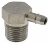 1/8-27 NPT Thread to Barb, Fixed Position Elbow - MPAL-8 - Beswick Engineering Co., Inc.