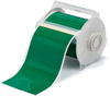 Brady B-595 Green Indoor / Outdoor Vinyl Thermal Transfer Continuous Thermal Transfer Printer Label Roll - 4 in Width - 100 ft Length - 113123 - 754473-99790 - R. S. Hughes Company, Inc.