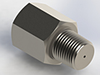 Pressure Snubbers - NPT Pipe Adapter - VVP-8-SS - O'Keefe Controls Co.