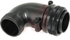 connector comp,shell only,metal circular,rt angle plug,split bkshl,size 20,black - 70141245 - Allied Electronics, Inc.