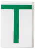 ToughStripe Die-Cut Green Letter T - 121808 - Brady Corporation