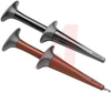Clip, Test; Nickel; 3 A; 600 V @ CAT IV, 1000 V @ CAT III; 5.6 mm; - 70146097 - Allied Electronics, Inc.