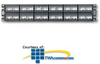 Panduit® Mini-Com Modular Faceplate Patch Panels.. -- CPPL48WBLY