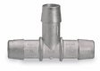 Barbed Tee Connector, Stainless Steel, 1/2