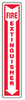 MFXG545VA - Safety Sign, Fire Extinguisher, Arrow Down, 18 X 4, Aluminum -- GO-41804-03 - Image
